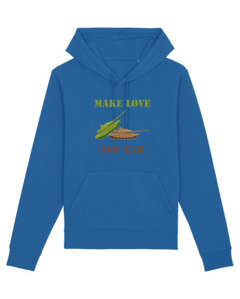 Make Love Not War Royal Blue