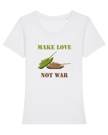 Make Love Not War White