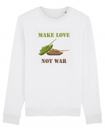 Make Love Not War Bluză mânecă lungă Unisex Rise