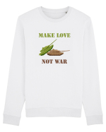 Make Love Not War Bluză mânecă lungă Unisex Rise