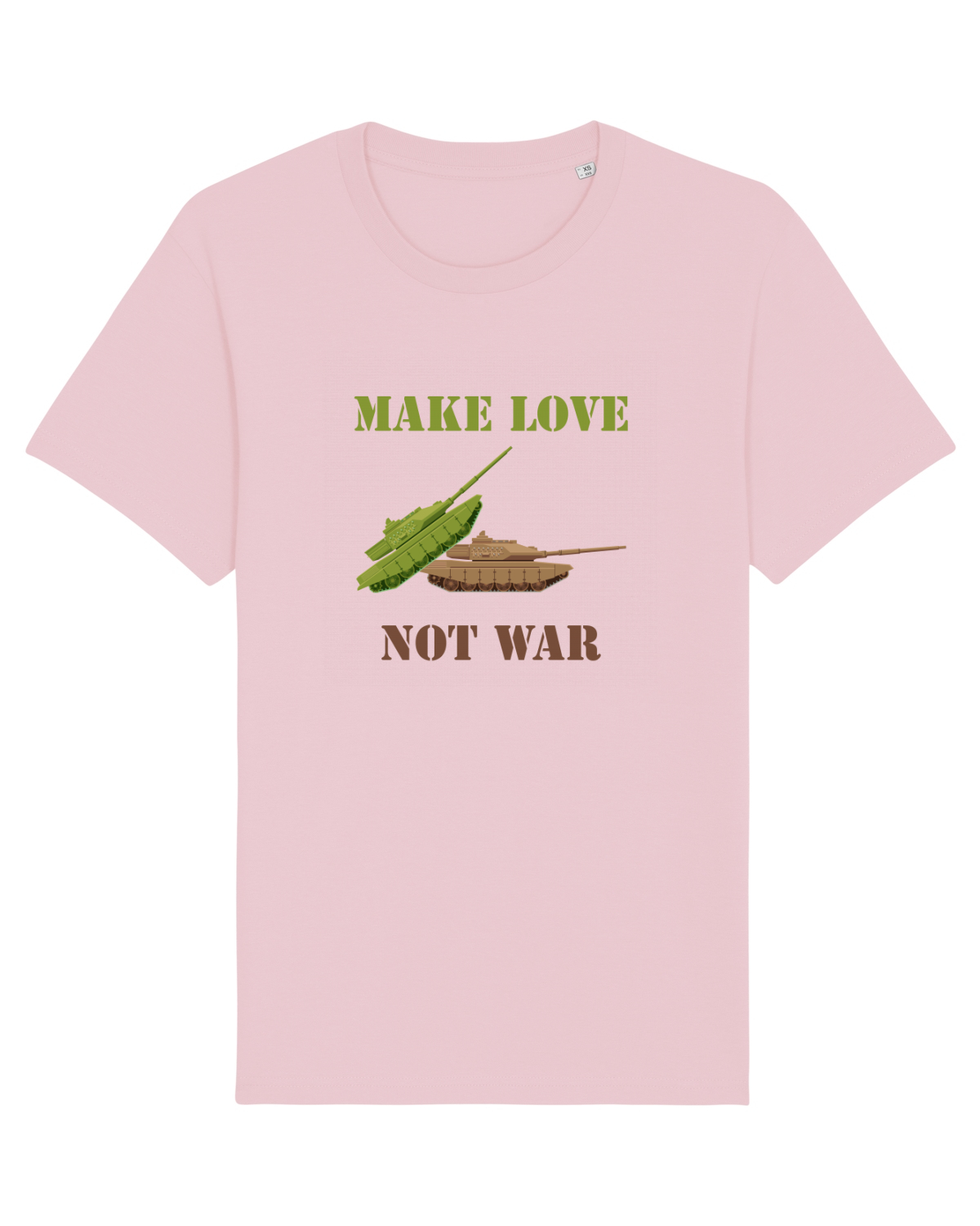 Tricou mânecă scurtă Unisex Rocker Cotton Pink