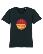 COFFEE TIME Tricou mânecă scurtă guler V Bărbat Presenter