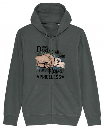 Being Dad Is An Honor, Being Papa Is Priceless Anthracite