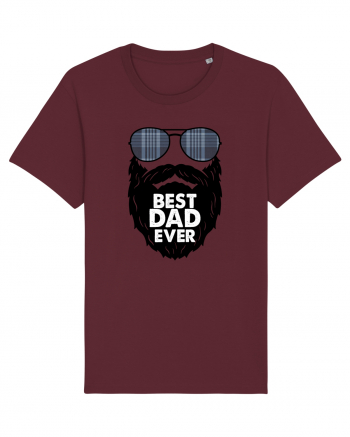 Best Dad Ever Burgundy