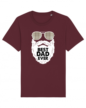 Best Dad Ever Burgundy