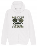 Dad Jokes? You Mean Rad Jokes! Hanorac cu fermoar Unisex Connector