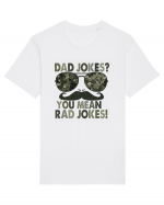 Dad Jokes? You Mean Rad Jokes! Tricou mânecă scurtă Unisex Rocker