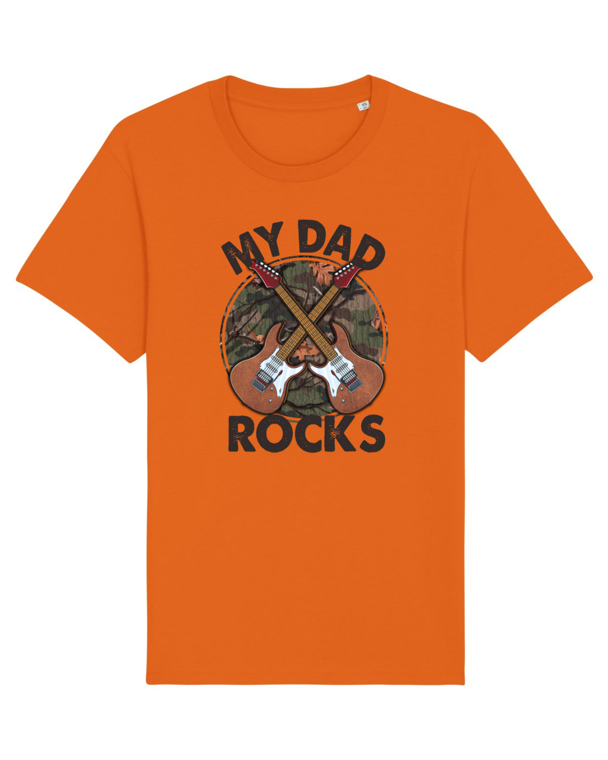 Tricou mânecă scurtă Unisex Rocker Bright Orange