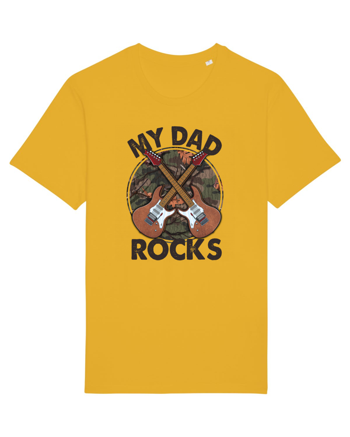 Tricou mânecă scurtă Unisex Rocker Spectra Yellow