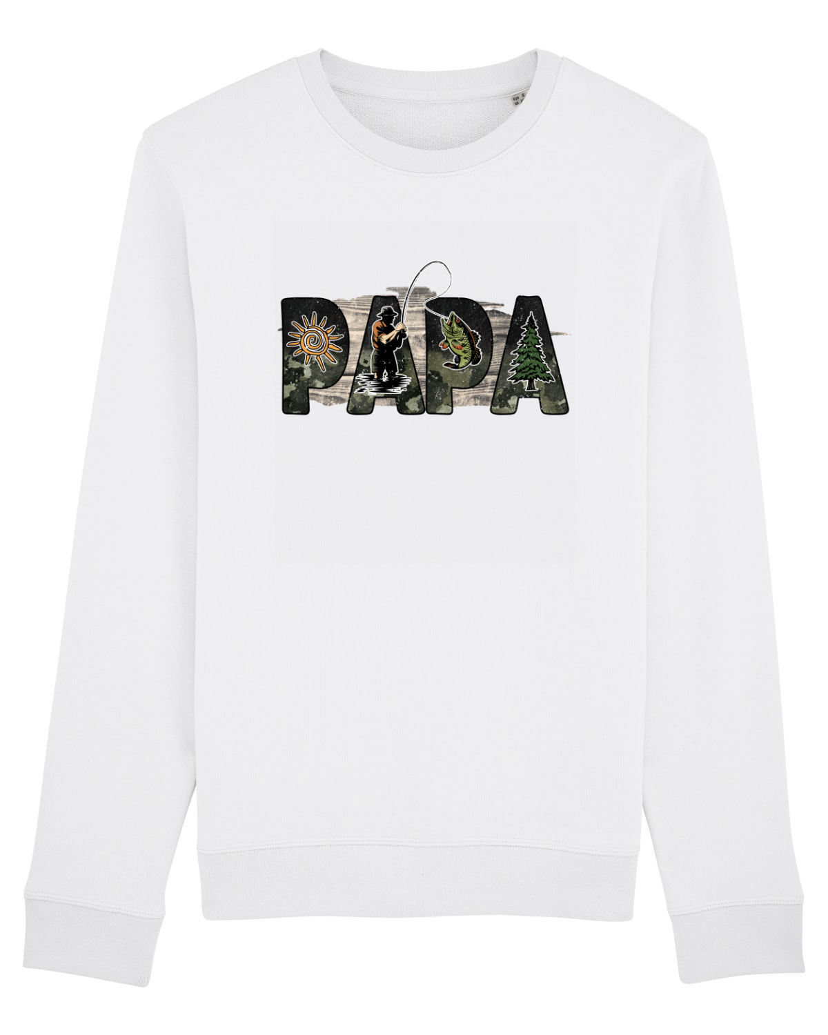 Bluză mânecă lungă Unisex Rise White