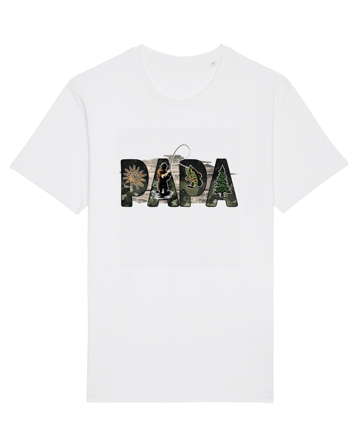 Tricou mânecă scurtă Unisex Rocker White