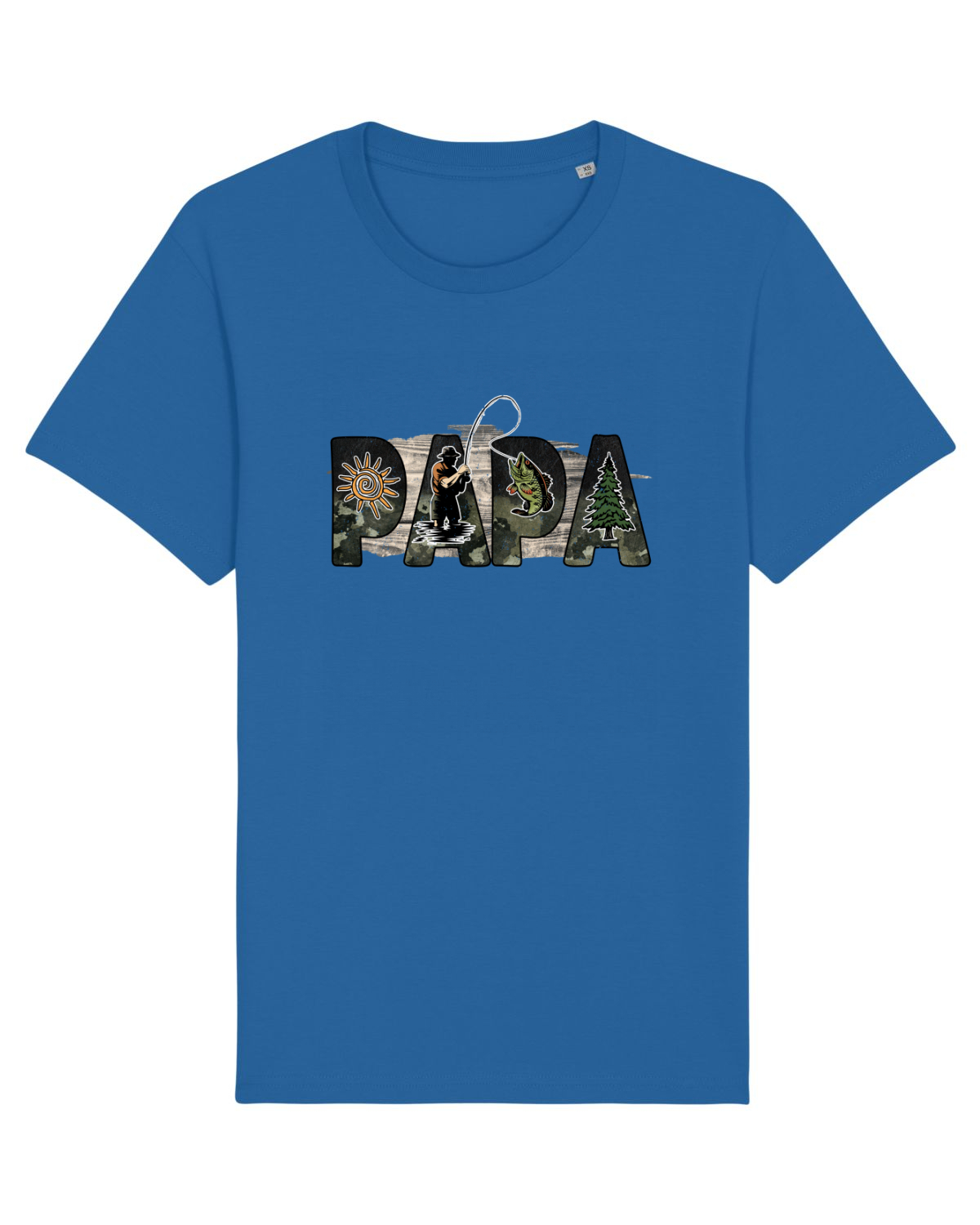 Tricou mânecă scurtă Unisex Rocker Royal Blue