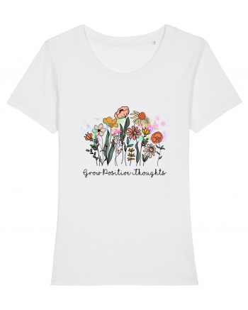 Grow Positive Thoughts White