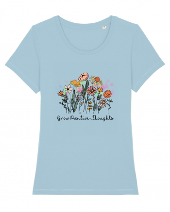 Grow Positive Thoughts Sky Blue