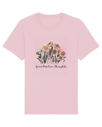 Grow Positive Thoughts Cotton Pink