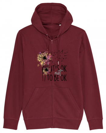 It's Ok Not To Be Ok Burgundy