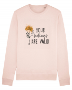 Your Feelings Are Valid Bluză mânecă lungă Unisex Rise