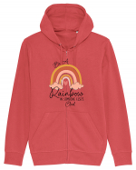 Be A Rainbow In Someone Else's Cloud Hanorac cu fermoar Unisex Connector