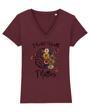 Mental Health Matters Burgundy