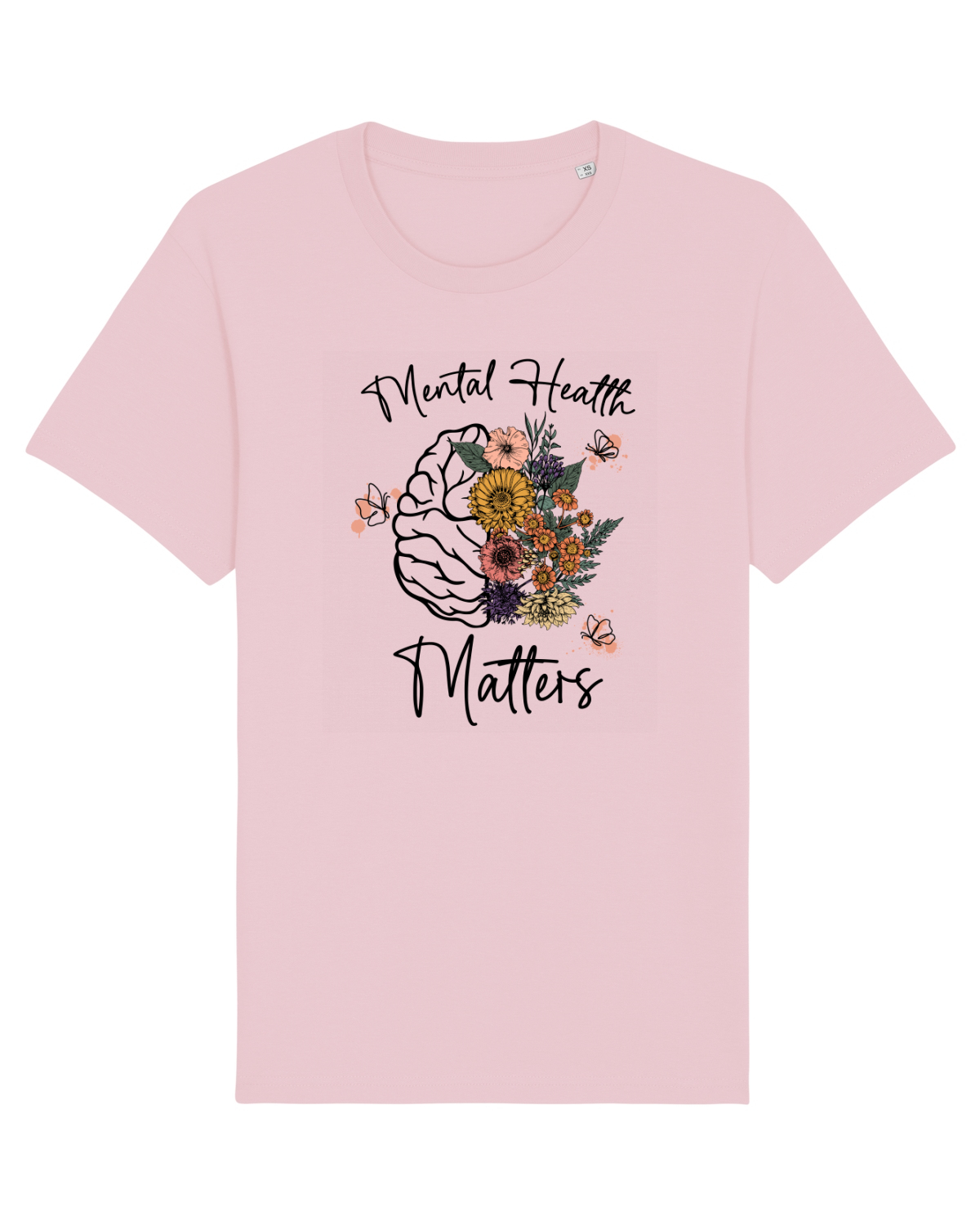 Tricou mânecă scurtă Unisex Rocker Cotton Pink