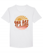 One Day At A Time Tricou mânecă scurtă guler larg Bărbat Skater