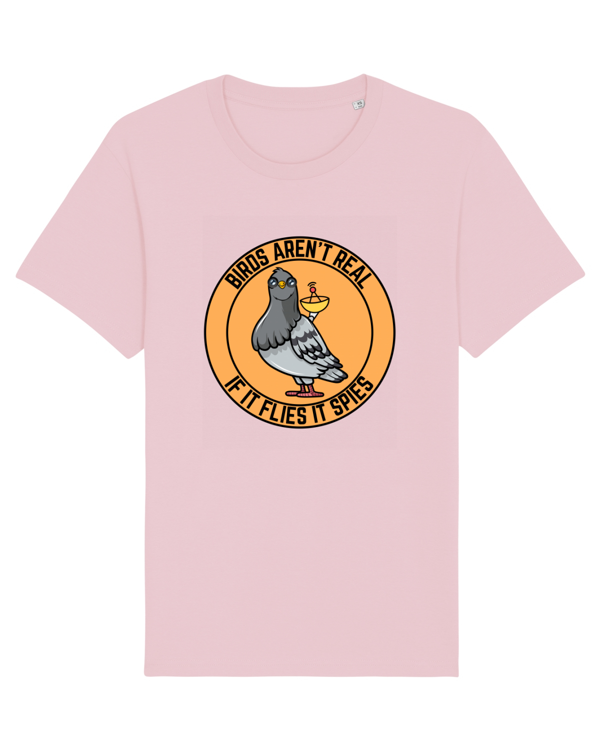 Tricou mânecă scurtă Unisex Rocker Cotton Pink