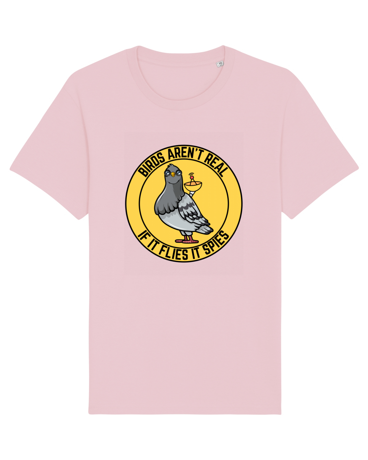 Tricou mânecă scurtă Unisex Rocker Cotton Pink