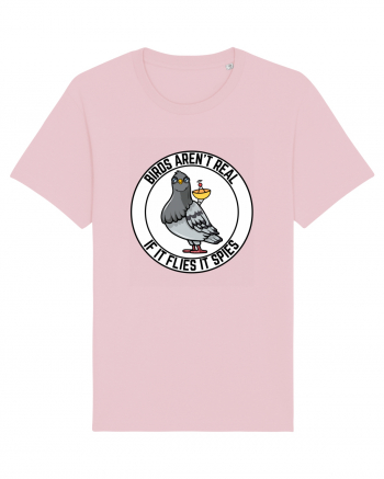 Birds Aren't Real Cotton Pink