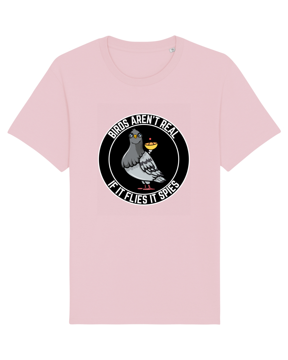 Tricou mânecă scurtă Unisex Rocker Cotton Pink