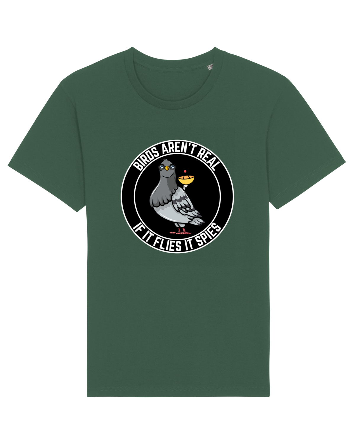 Tricou mânecă scurtă Unisex Rocker Bottle Green