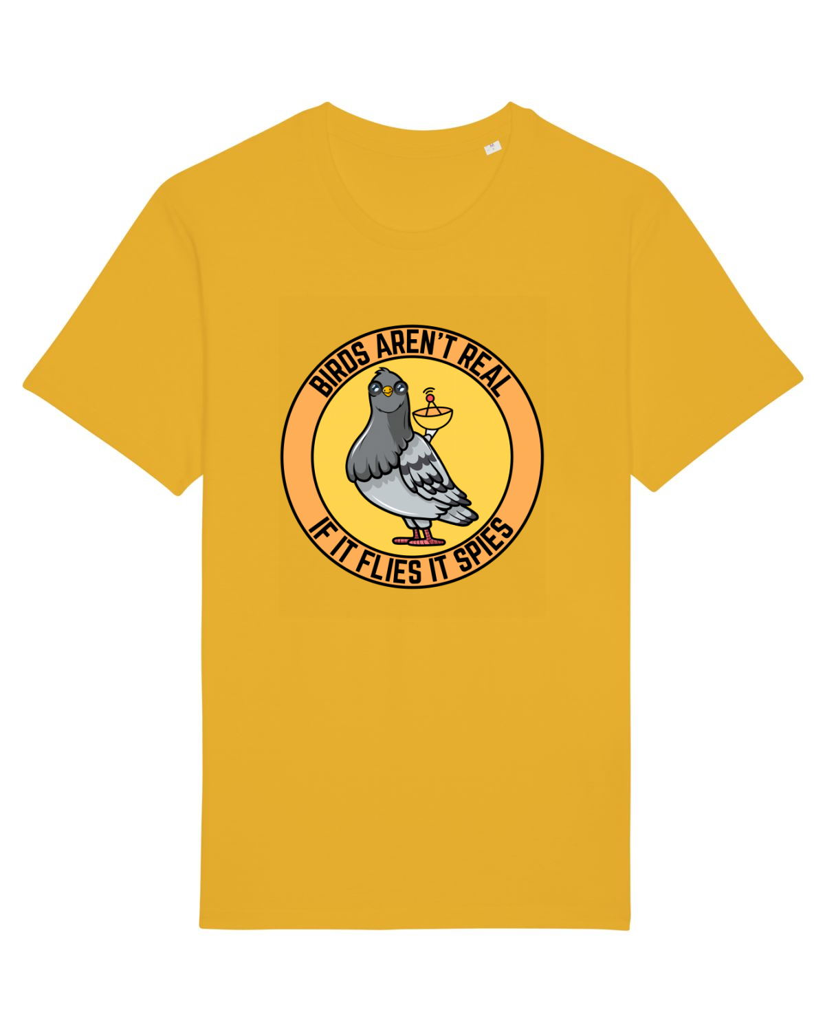 Tricou mânecă scurtă Unisex Rocker Spectra Yellow