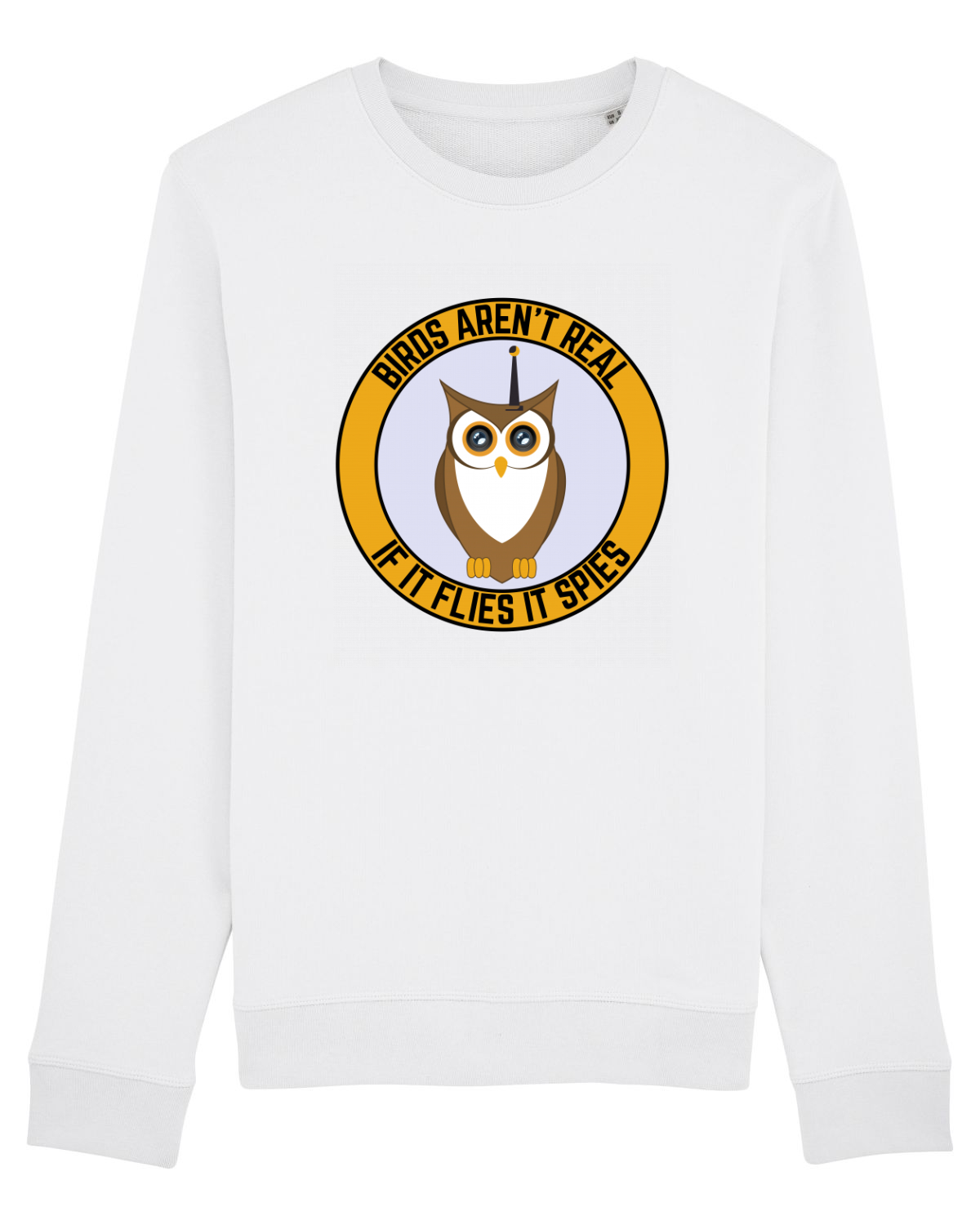Bluză mânecă lungă Unisex Rise White