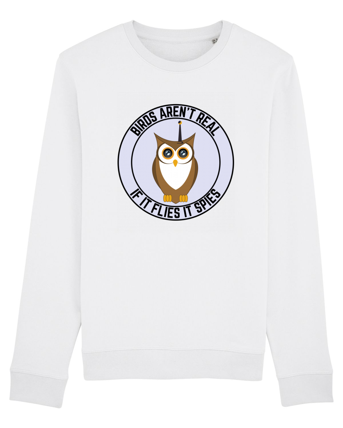 Bluză mânecă lungă Unisex Rise White