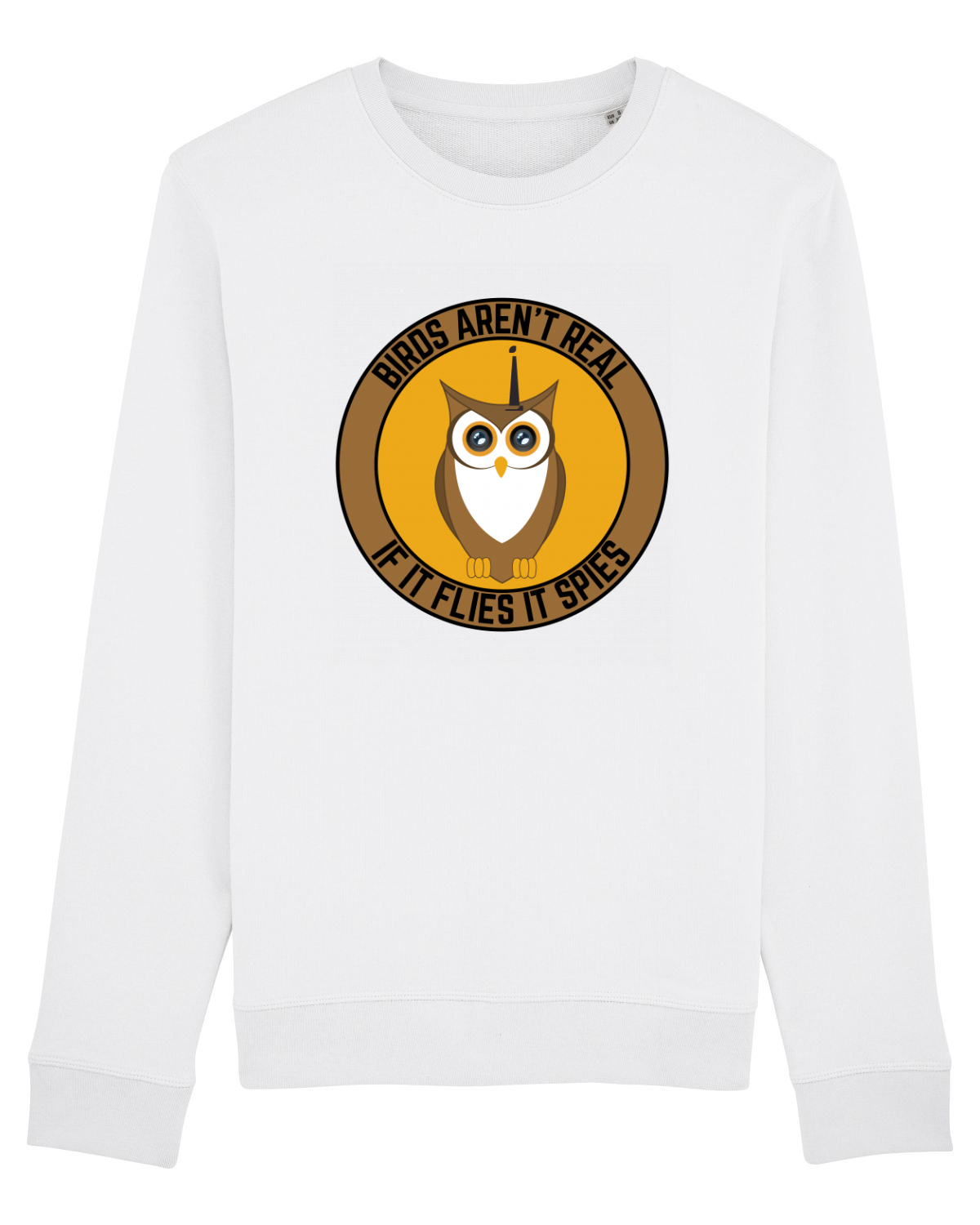 Bluză mânecă lungă Unisex Rise White