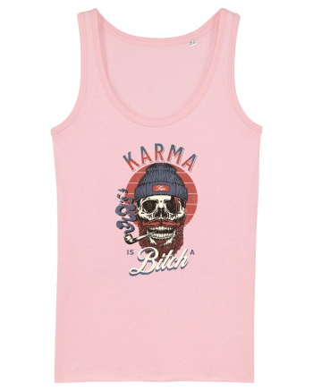 Karma is a Bitch Cotton Pink