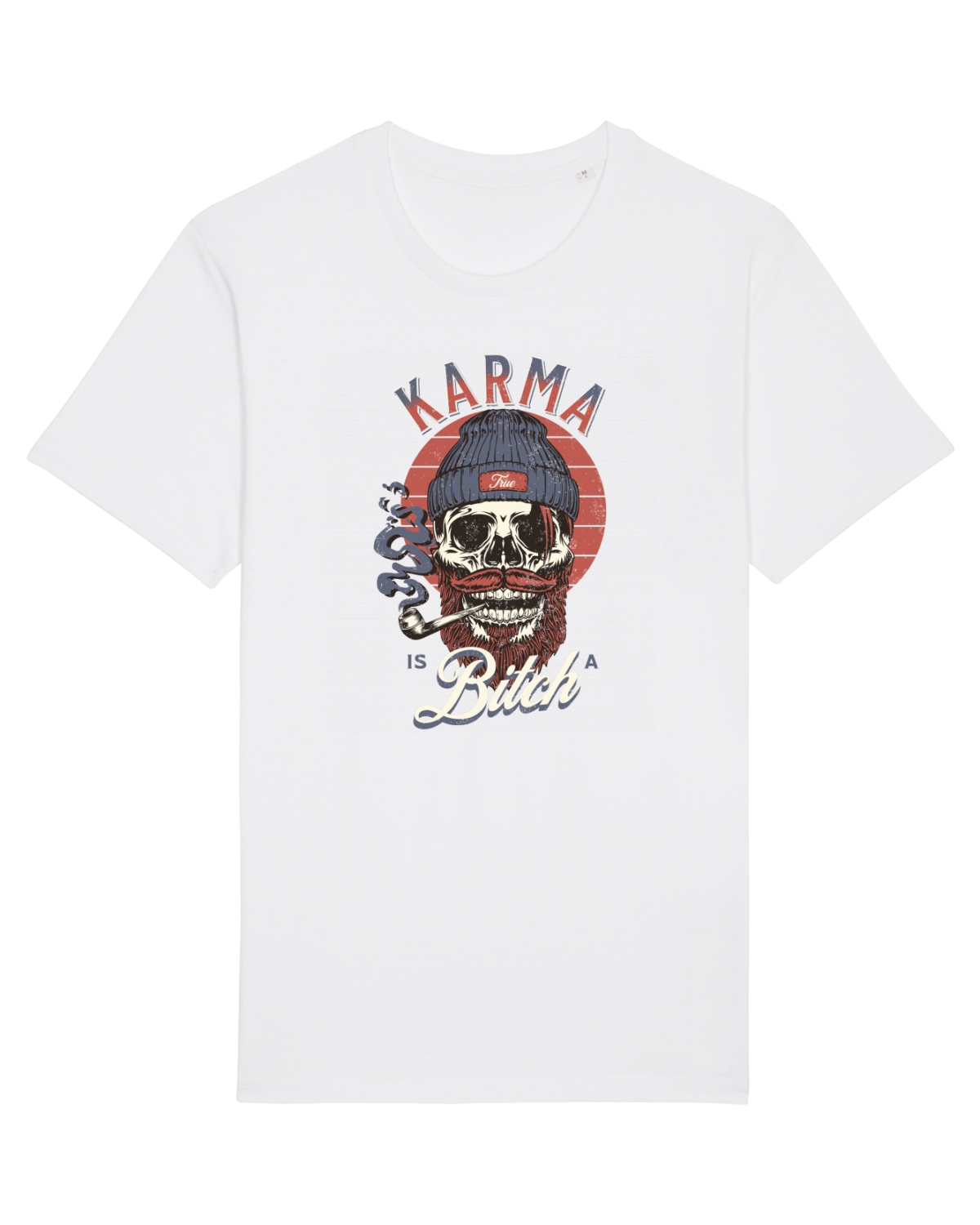 Tricou mânecă scurtă Unisex Rocker White