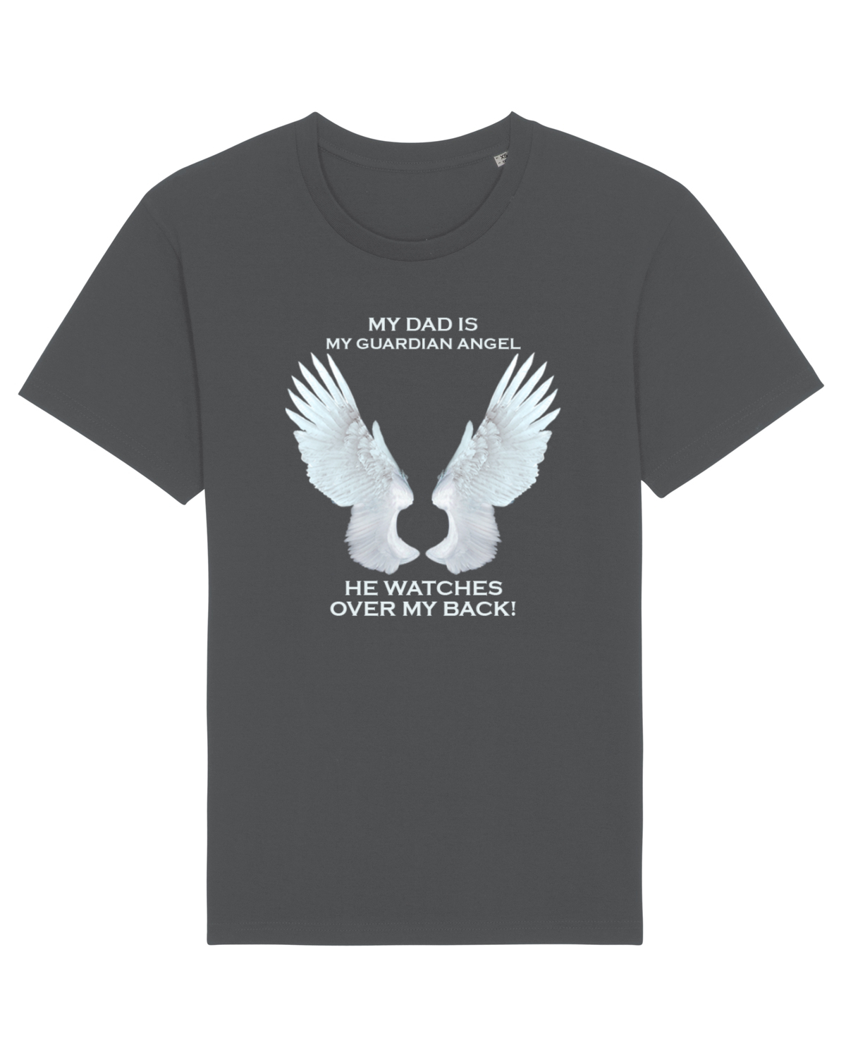 Tricou mânecă scurtă Unisex Rocker Anthracite