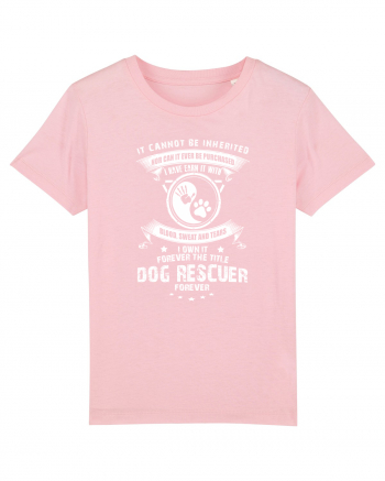 DOG RESCUER Cotton Pink