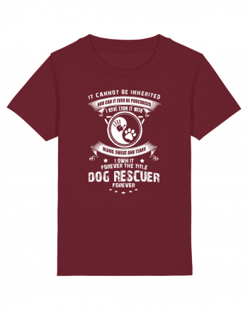 DOG RESCUER Burgundy