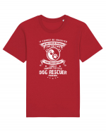 DOG RESCUER Tricou mânecă scurtă Unisex Rocker