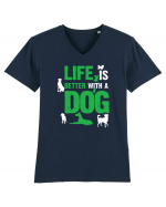 DOG Tricou mânecă scurtă guler V Bărbat Presenter