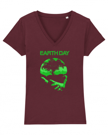 EARTH DAY Burgundy