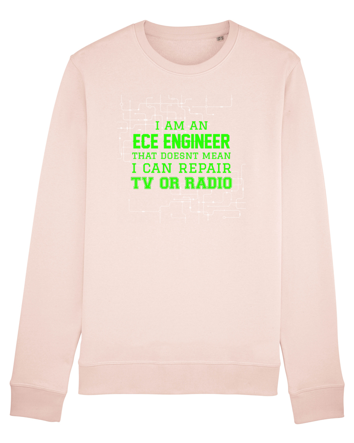 Bluză mânecă lungă Unisex Rise Candy Pink