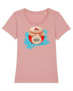Gem de obicei Tricou mânecă scurtă guler larg fitted Damă Expresser