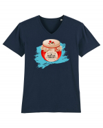 Gem de obicei Tricou mânecă scurtă guler V Bărbat Presenter
