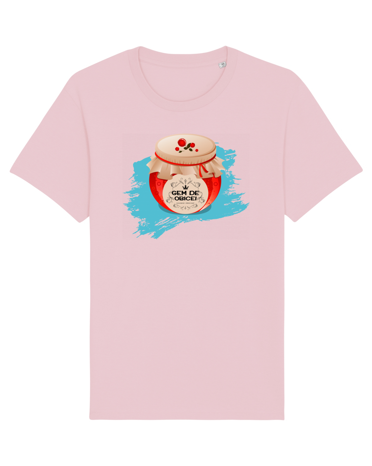 Tricou mânecă scurtă Unisex Rocker Cotton Pink