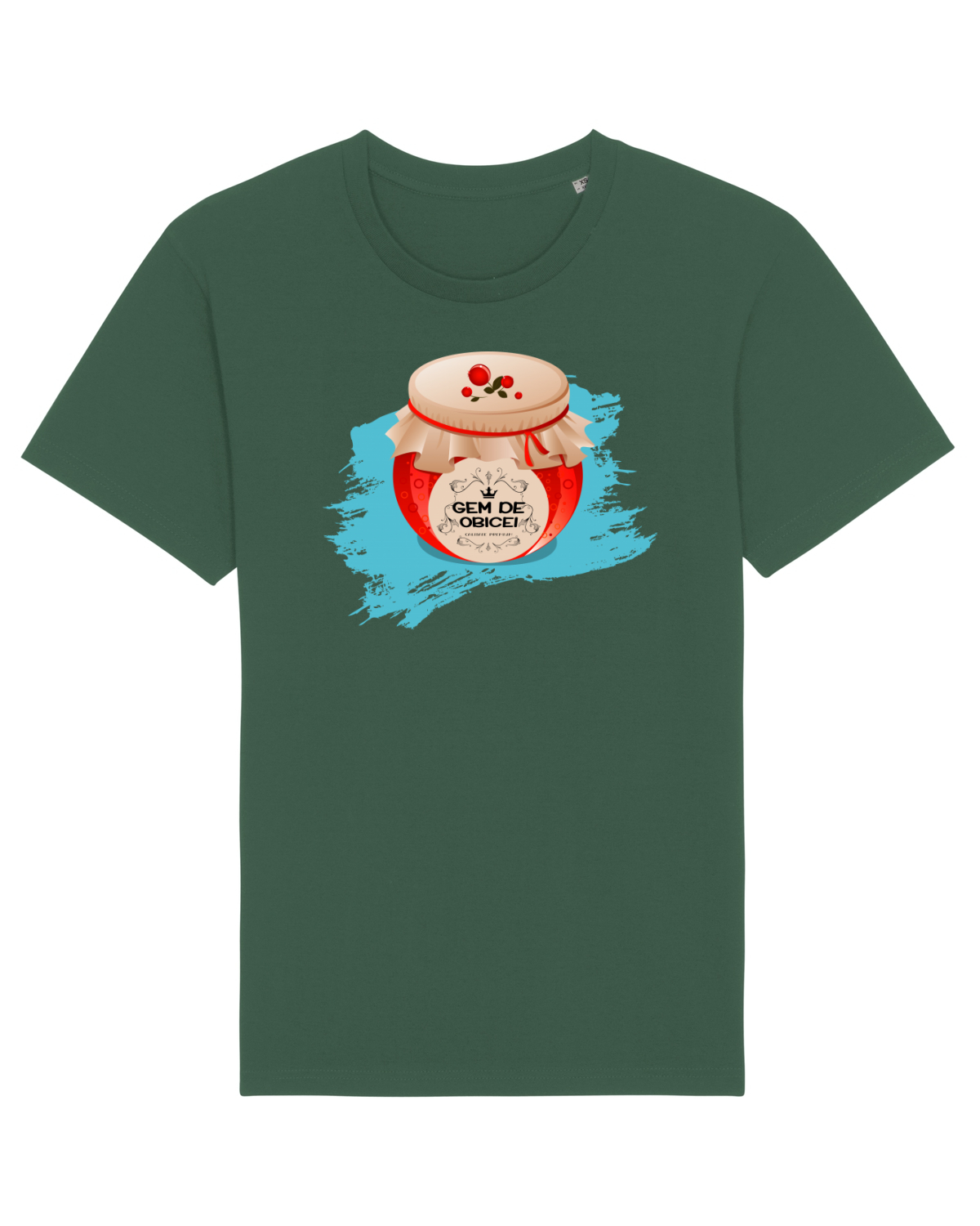 Tricou mânecă scurtă Unisex Rocker Bottle Green