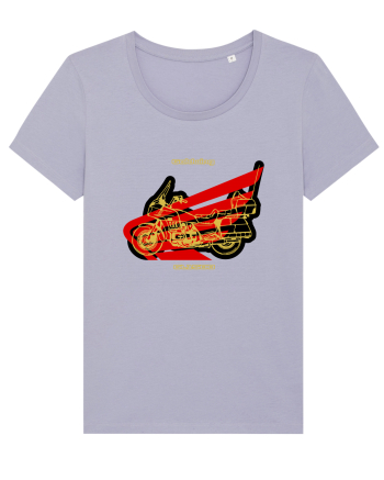 Golden Motorcycle 1 Lavender
