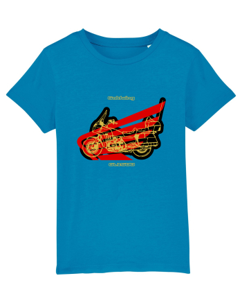 Golden Motorcycle 1 Azur