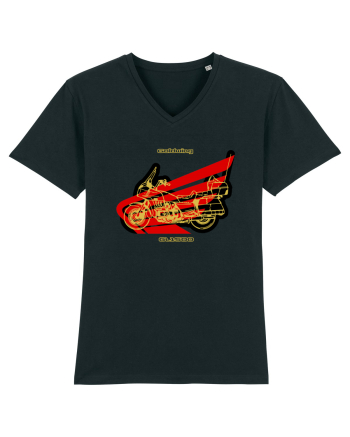 Golden Motorcycle 1 Black